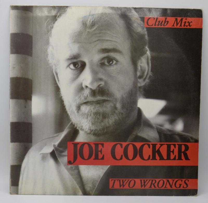 Joe Cocker – Two Wrongs (Club Mix) – 45 U/min Maxi-Vinyl-Schallplatte