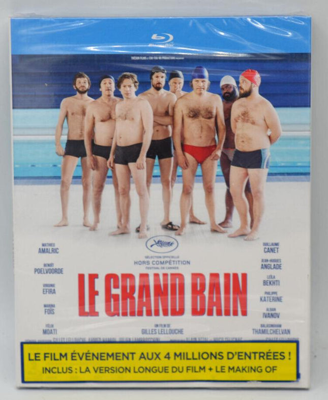 Le grand bain - Guillaume Canet - Virginie Efira - Marina Fois - blu ray - NEUF