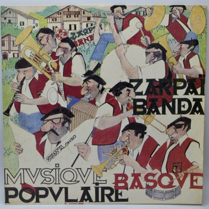 Baskische Volksmusik Zarpai Banda – Vinyl-Schallplatte mit 33 U/min