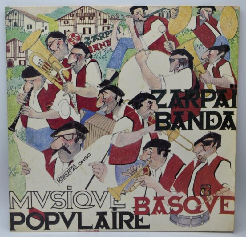 musique populaire basque zarpai banda - disque vinyle 33 tours