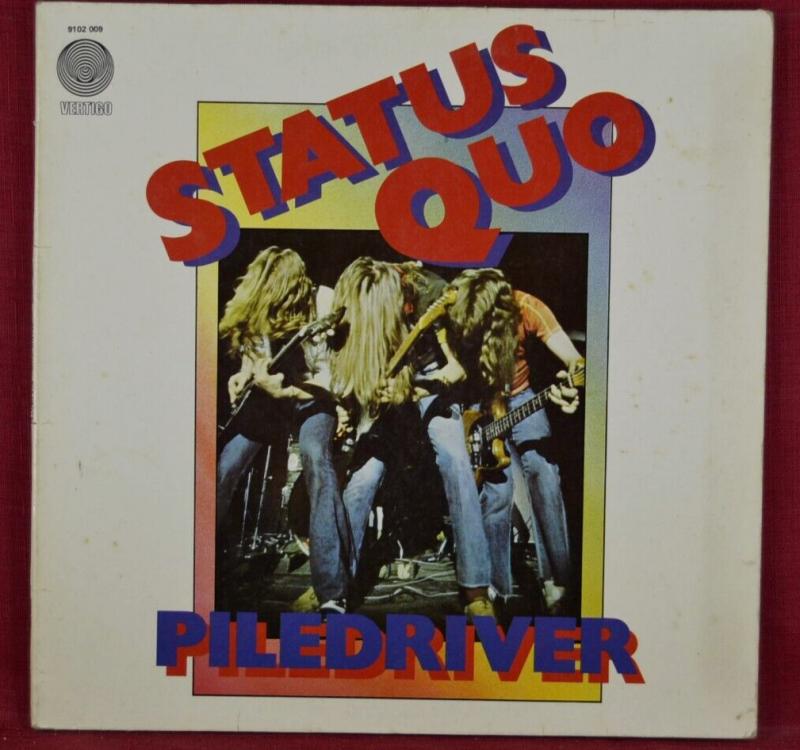 status quo piledriver - disque vinyle 33 tours
