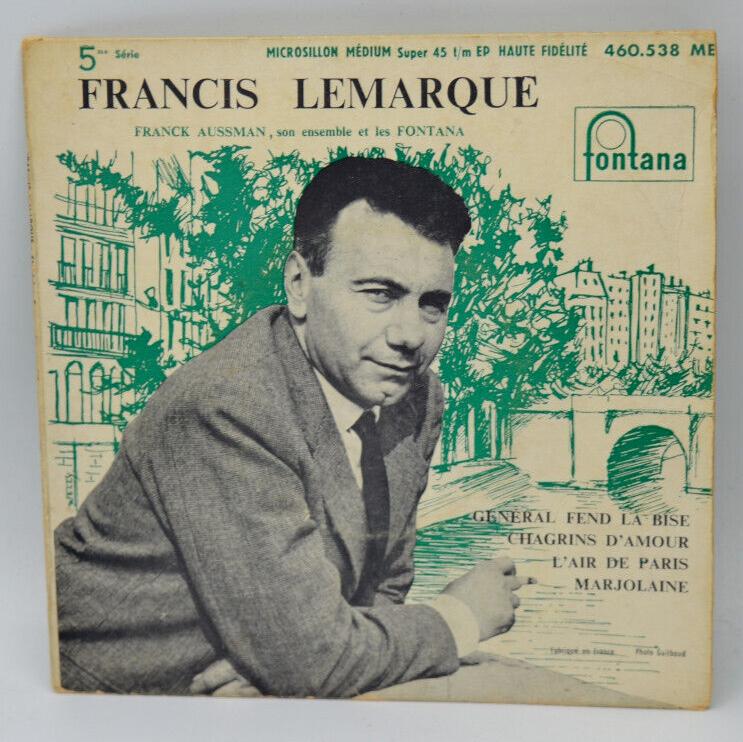 Francis Lemarque – General Fenders the Wind – 45 U/min Vinyl-Schallplatte