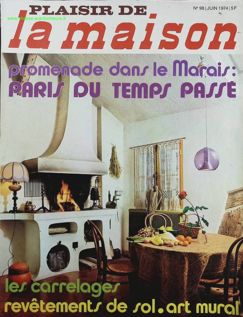 Floor tiles No. 98 - Pleasure of the home - Magazine book review