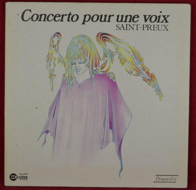 Concerto for a voice by Saint Preux - 33 rpm vinyl record