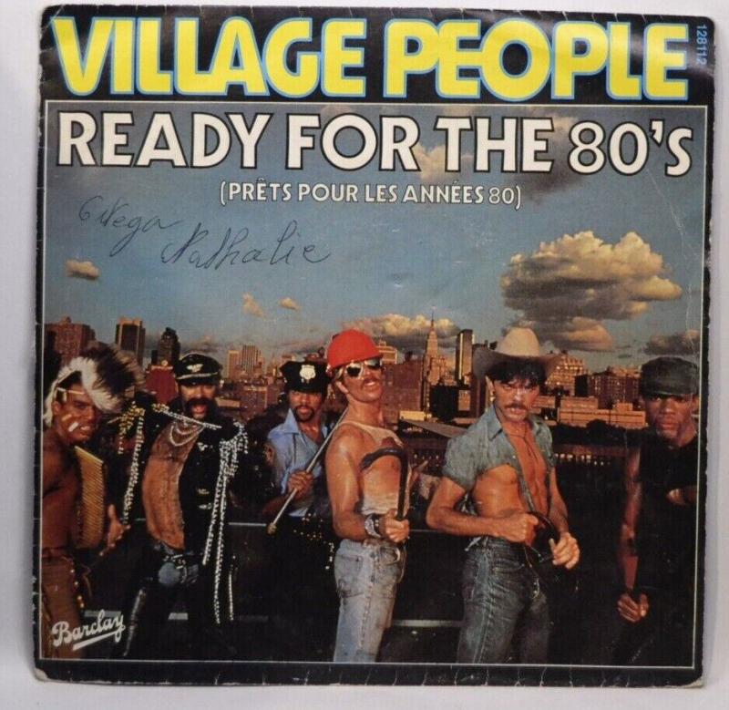 bereit für die 80er Village People – 45 U/min Vinyl-Schallplatte