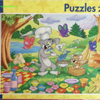 2x20 piece puzzle - Tom & Jerry - board game