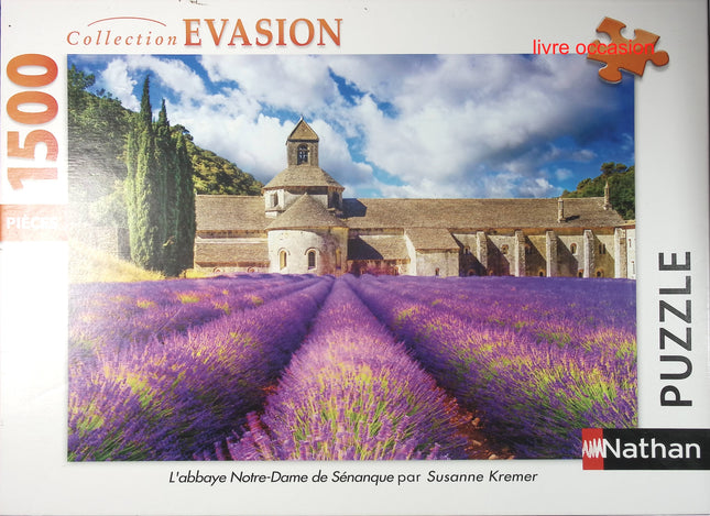 L'abbaye Notre dame de Sénanque - Nathan - 1500 pièces - jeu de société Puzzle