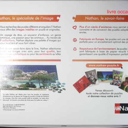 L'abbaye Notre dame de Sénanque - Nathan - 1500 pièces - jeu de société Puzzle