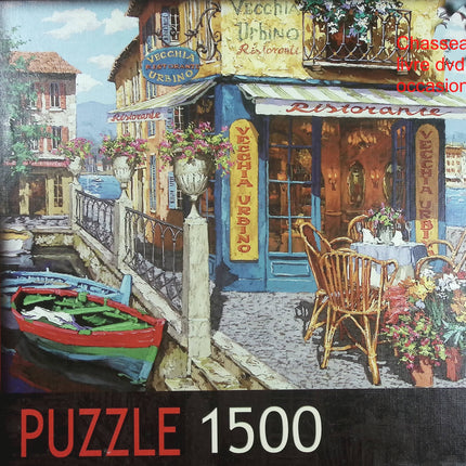 Puzzle 1500 pièces Ristorante Vecchia Urbino Gallery Art paysage restaurant italien décor détaillé adulte - jeu de société Puzzle
