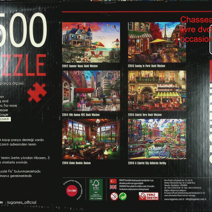Puzzle 1500 pièces Ristorante Vecchia Urbino Gallery Art paysage restaurant italien décor détaillé adulte - jeu de société Puzzle