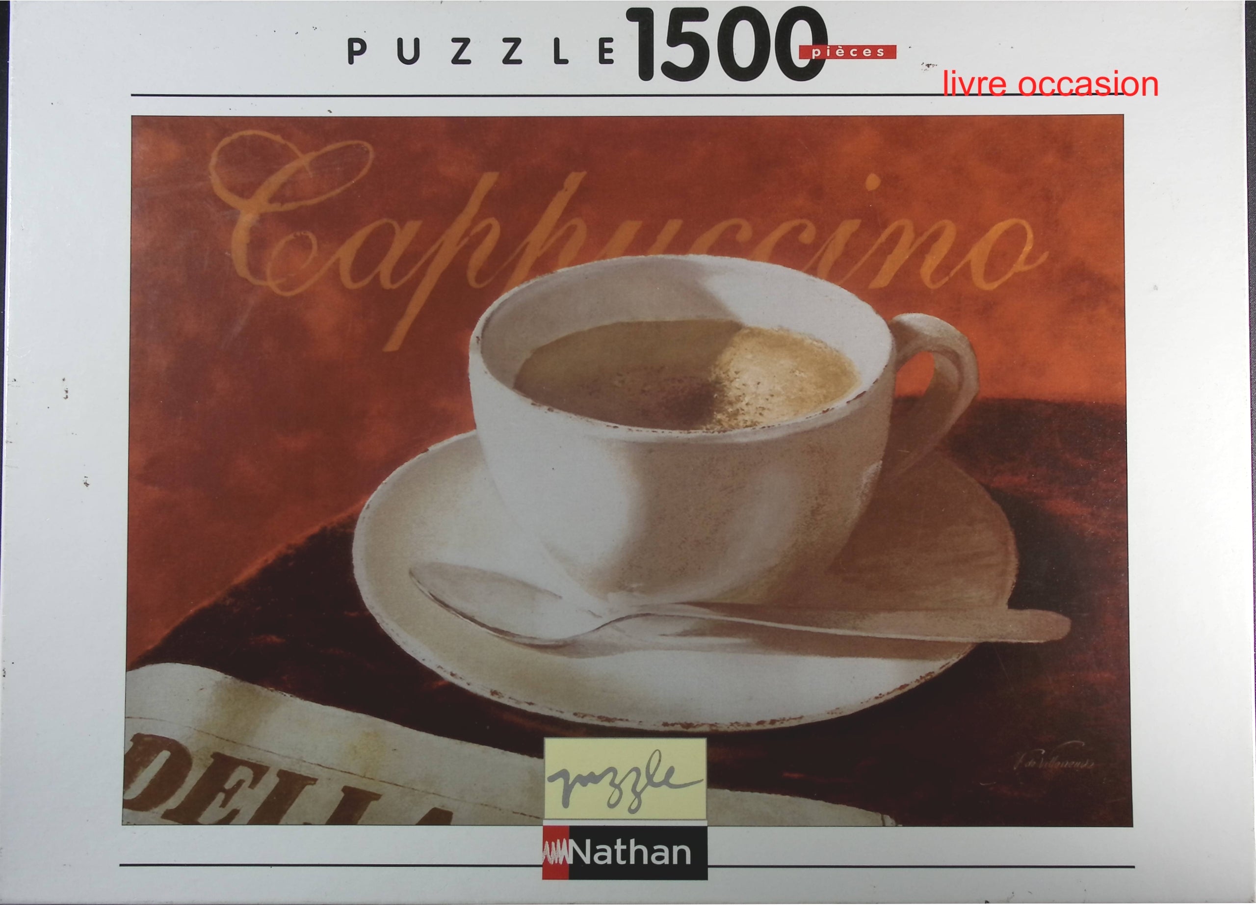 Tasse cappuccino Nathan - 1500 pièces - jeu de société Puzzle
