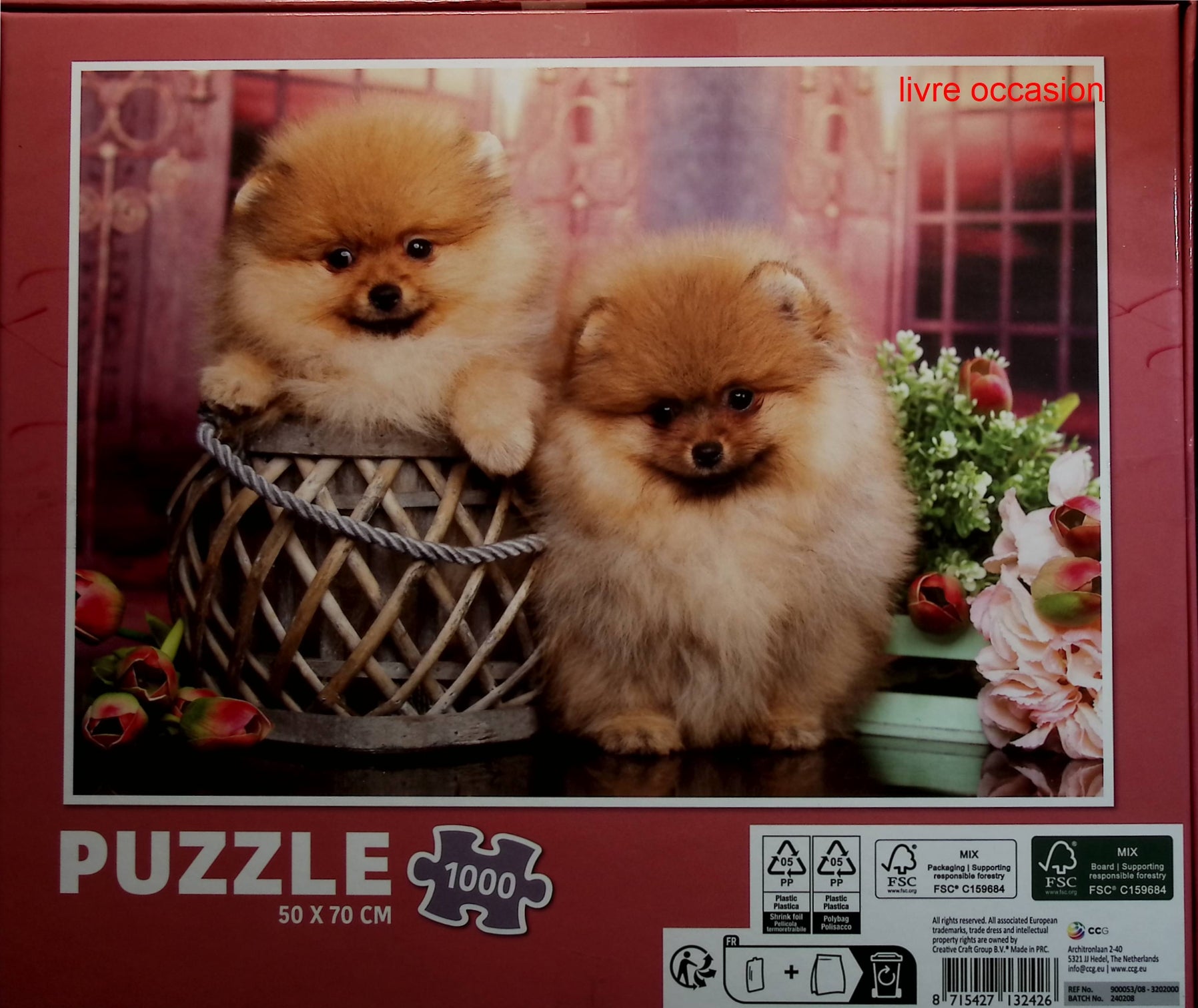 Petit chien - 1000 pièces - jeu de société Puzzle