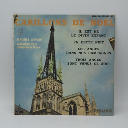 Carillons de Noël - Maurice Lenfant - disque vinyle 45 tours