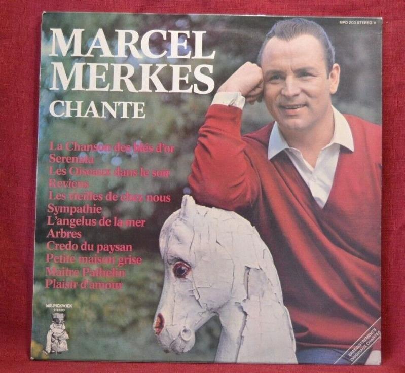 Marcel Merkes singt das Lied vom goldenen Weizen – 33 U/min Vinyl-Schallplatte