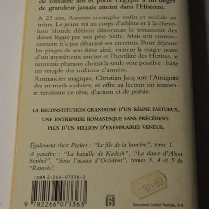 Ramses - 2 - The Temple of Millions of Years - Christian Jacq - book