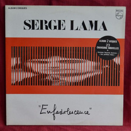 Serge Lama, Enfadolescence - 33 rpm vinyl record