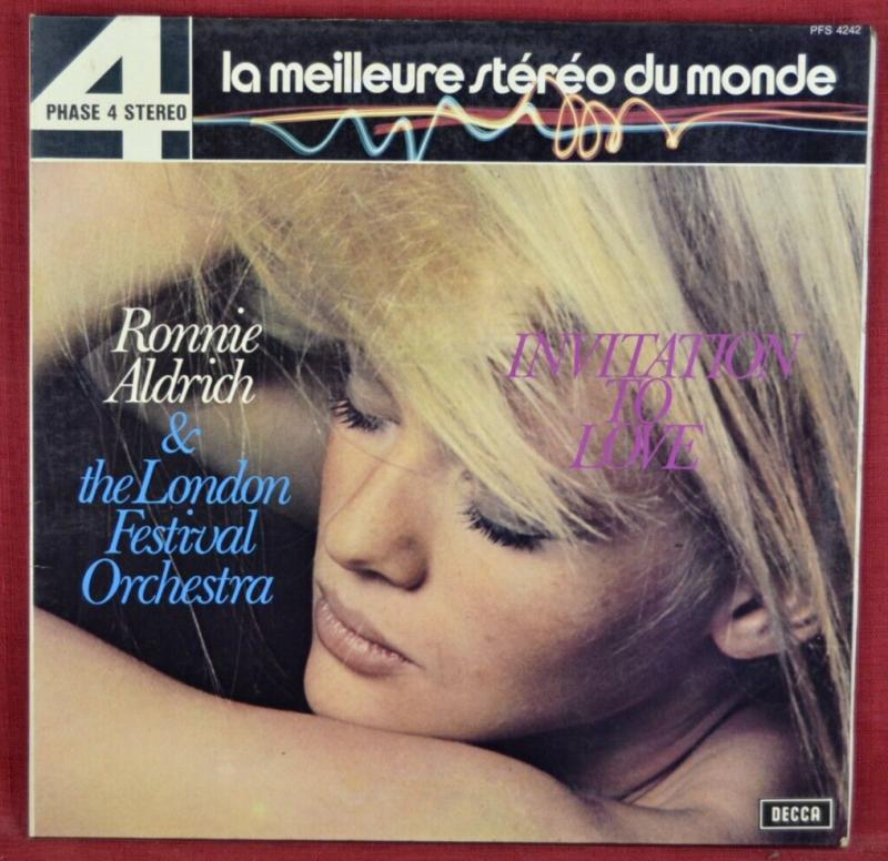 Die weltbeste Stereo-Einladung zur Liebe – Ronnie Aldrich – 33 U/min-Vinylschallplatte