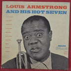 Louis Armstrong and His Hot Seven - 33 rpm vinyl record