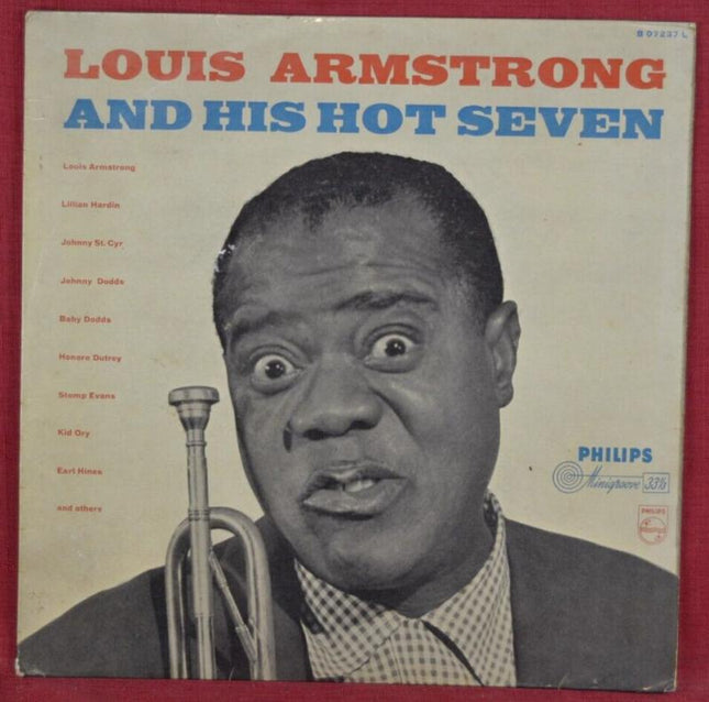 louis armstrong and his hot seven - disque vinyle 33 tours