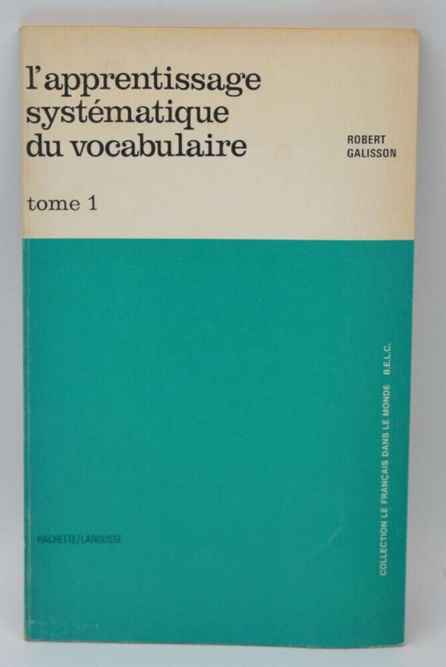 Systematisches Vokabellernen - Robert Galisson - 1970 - Buch