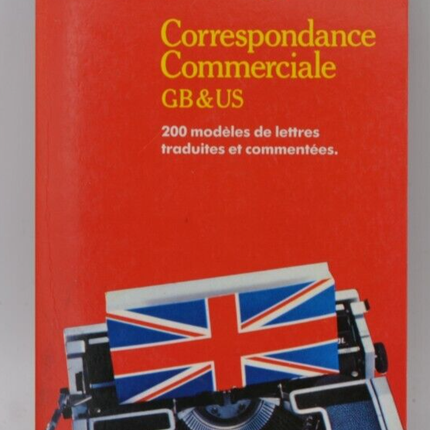 Anglais - Correspondance commerciale - livre