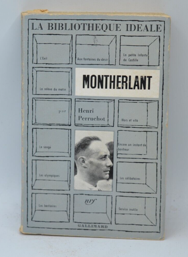 Montherlant - Henri Perruchot - 1959 - Buch