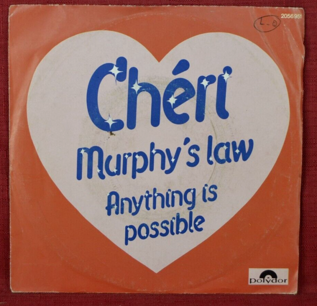 Murphy's Law – Alles ist möglich – Chéri – 45 U/min Vinyl-Schallplatte