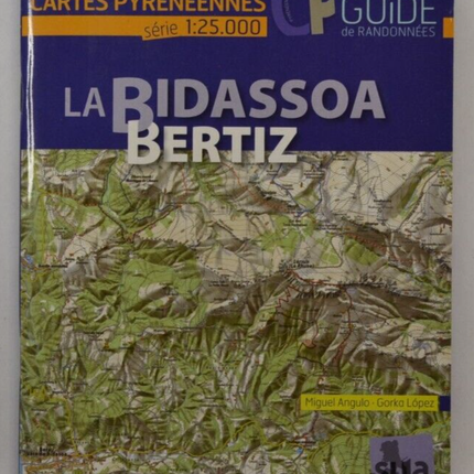 Bidassoa-Bertiz - Guide + Carte 1/25000 carte pyrénéennes randonnées - livre