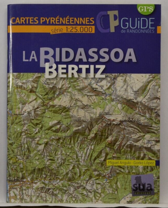 Bidassoa-Bertiz - Guide + Map 1/25000 Pyrenean hiking map - book