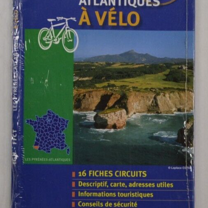 Die Pyrénées-Atlantiques mit dem Fahrrad vom National Geographic Institute Karte - Buch