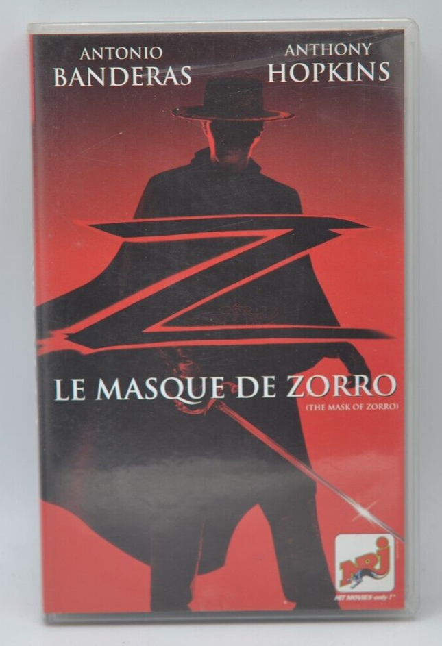 Die Maske des Zorro Antonio Banderas - VHS-Videokassette K7