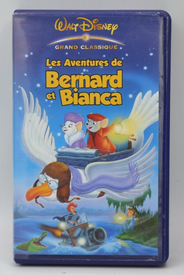 Disneys Bernard und Biancas Abenteuer – VHS-Videokassette K7
