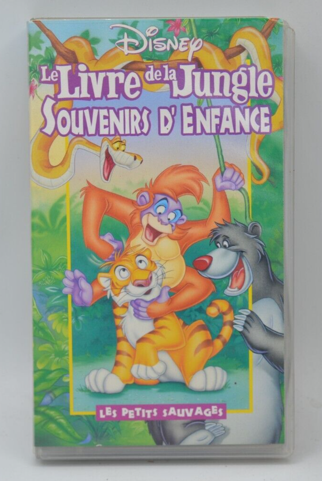 Das Dschungelbuch Disney Kindheitserinnerungen - VHS-Videokassette K7