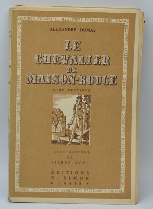 Le chevalier de maison rouge - tome 2 - Alexandre Dumas - 1947 - livre
