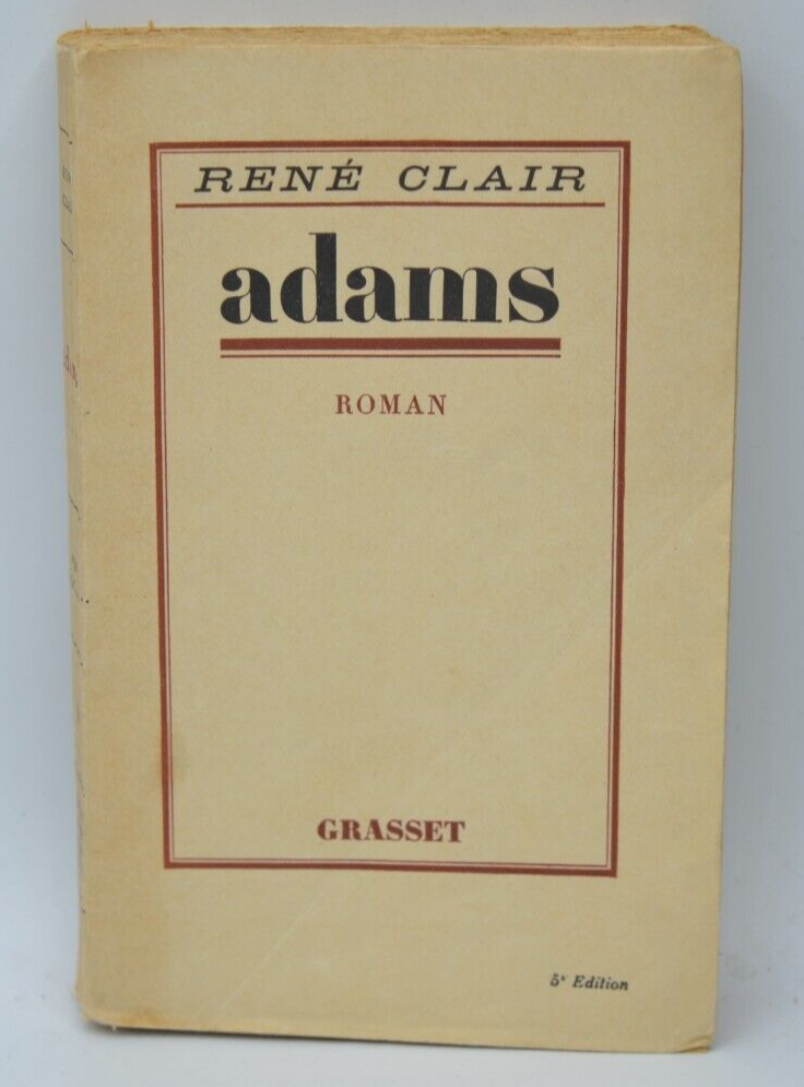 Adams - René Clair - 1926 - book