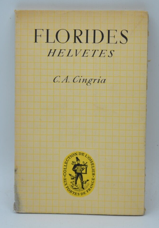 Floridas Helvetes - CA Cingria - 1944 - book