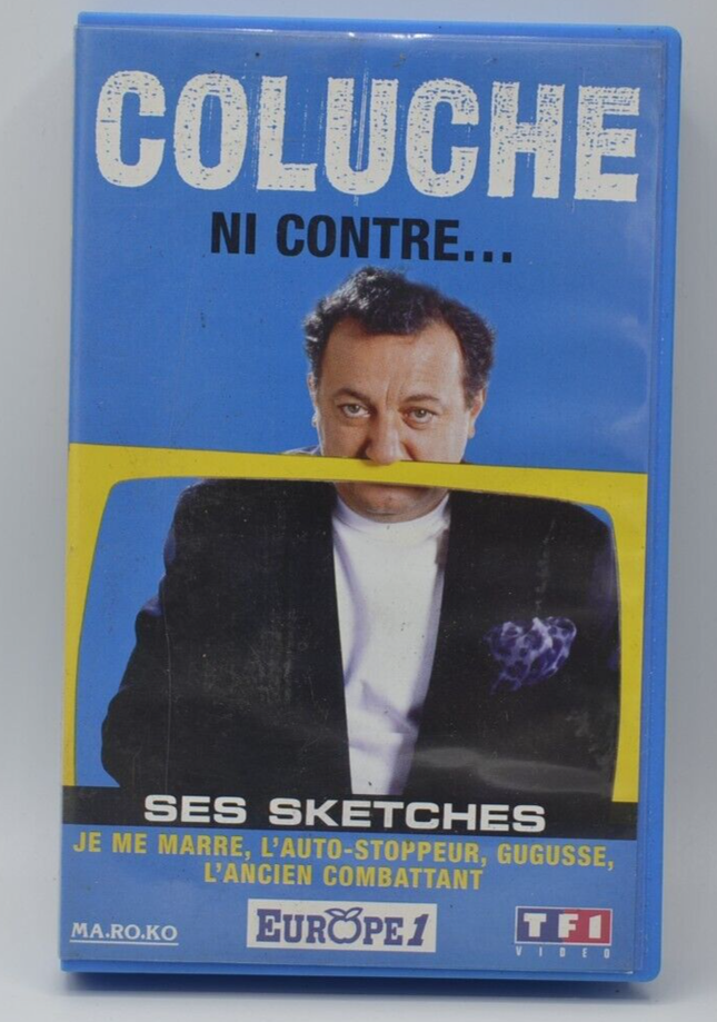 Coluche ni contre - VHS-Videokassette K7