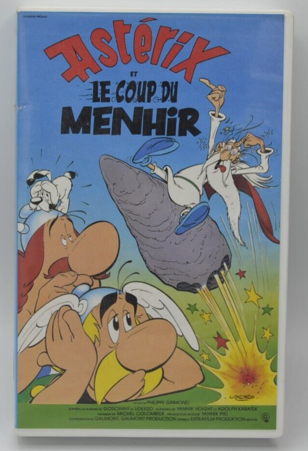 Asterix and the Menhir - VHS video cassette K7