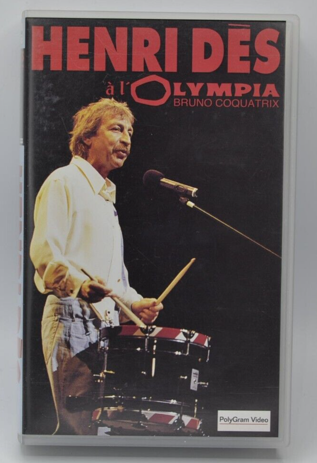 Henri dès bei der Olympia - VHS-Videokassette K7