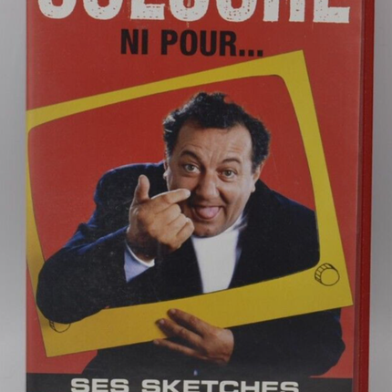 Coluche noch für seine Skizzen - VHS-Videokassette K7