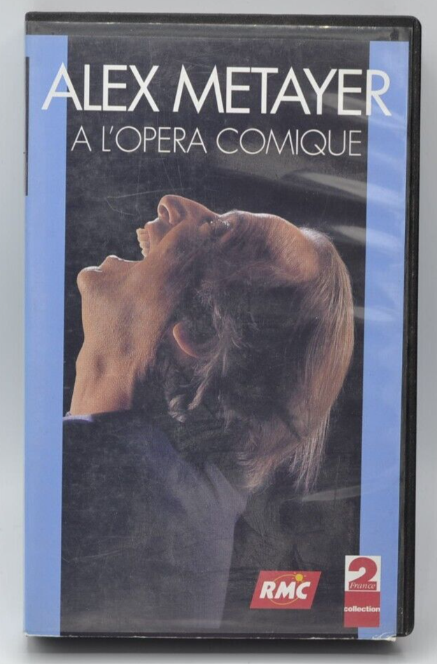 Alex Metayer at the Comic Opera - VHS K7 video cassette