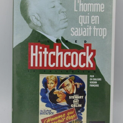 The Man Who Knew Too Much Alfred Hitchcock - VHS Video Cassette K7