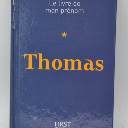 Thomas le livre de mon prénom - Jules Lebrun- livre