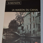 Das Kanalhaus - Simenon - Buch