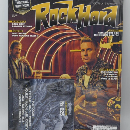 rock hard magazine n°225 novembre - 2021- magazine livre