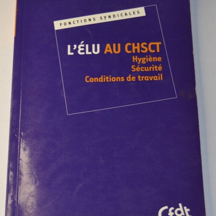Der gewählte Vertreter des CHSCT – Gewerkschaftsfunktionen – Buch