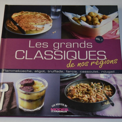 The great classics of our regions - vol. 1 - cuisine - recipes - book