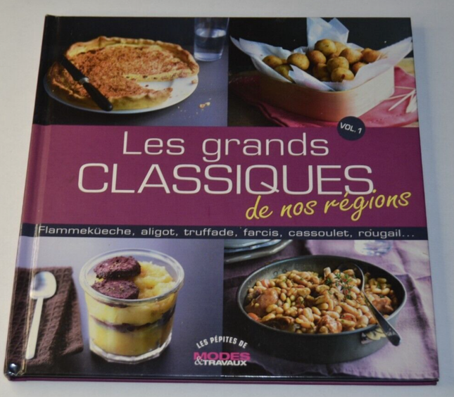The great classics of our regions - vol. 1 - cuisine - recipes - book