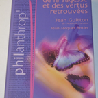Le livre de la sagesse et des vertus retrouvées - Philanthrop' - Guitton - livre