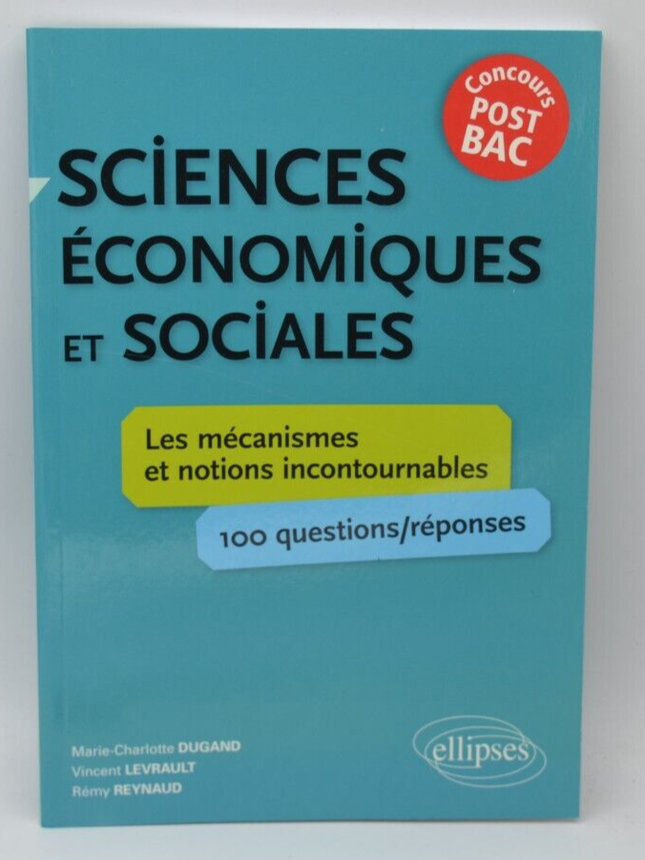 Sciences économiques et sociales Post Bac - Marie-Charlotte Dugand - Livre